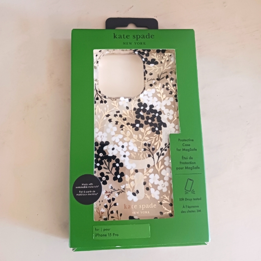 Kate Spade New York‎ Floral iPhone 15 Pro Case